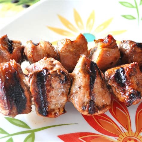 bbq-grilled-pork-skewers-and-kabob image