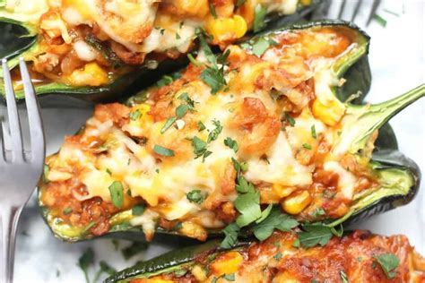 chicken-cheese-and-corn-stuffed-poblano-peppers image