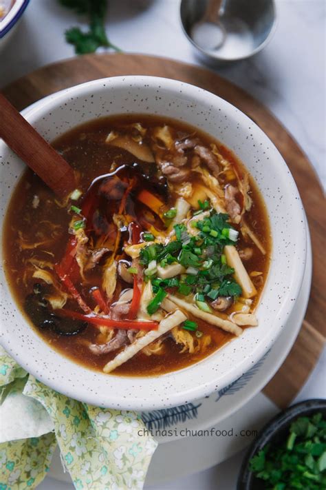 hot-and-sour-soup-suan-la-tang-china-sichuan-food image