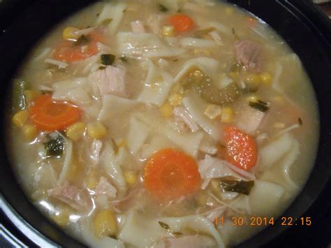 after-thanksgiving-turkey-noodle-soup image