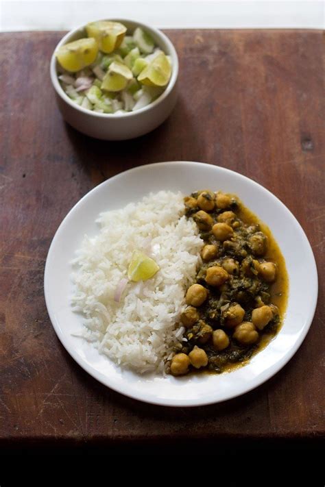 palak-chole-spinach-with-chickpeas-indian-style image