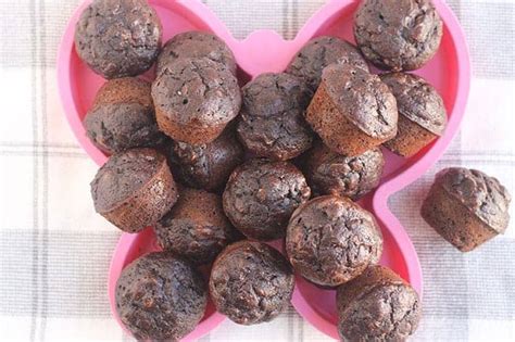 chocolate-banana-muffins-with-oats-yummy-toddler-food image