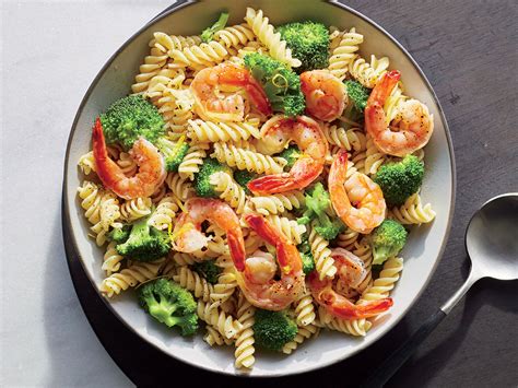 shrimp-and-broccoli-rotini-recipe-myrecipes image