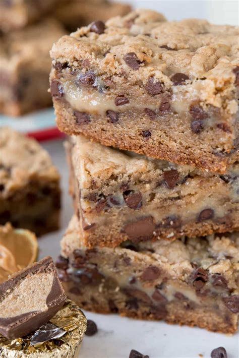 peanut-butter-cup-gooey-cookie-bars-crazy-for-crust image