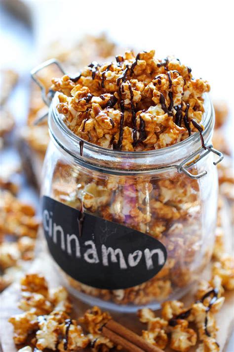 cinnamon-roll-caramel-corn-damn-delicious image