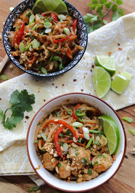 spicy-chicken-pad-thai-easy-30-minute-recipe-a-gouda image