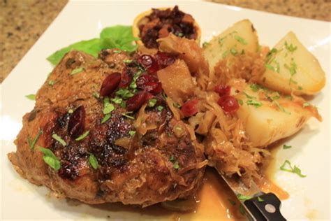 pork-chops-with-apples-and-sauerkraut-kitchen-project image