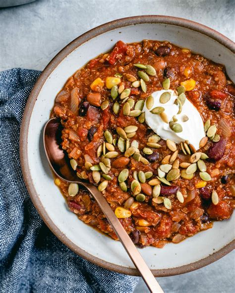 3-bean-healthy-chili-recipe-a-couple-cooks image