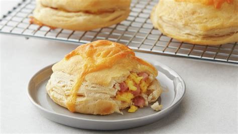 freezer-friendly-ham-and-cheese-breakfast-biscuit image