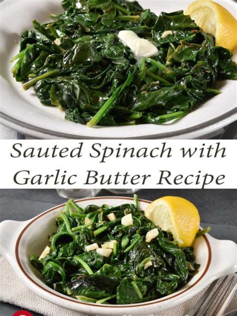 sauted-spinach-with-garlic-butter-and-lemon image