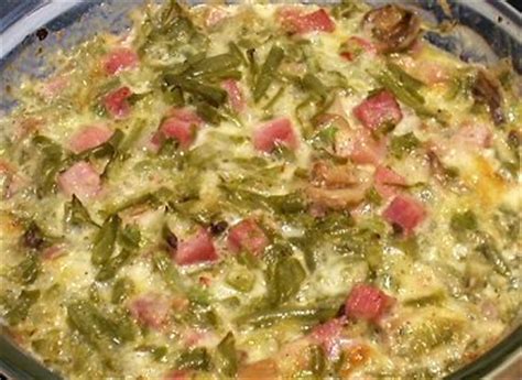 cheesy-ham-and-green-bean-casserole-lindas image