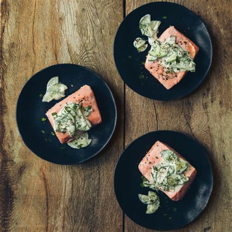 slow-cooker-salmon-with-yogurt-sauce-williams image