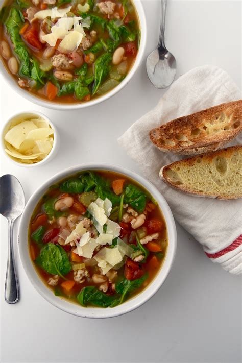 italian-chicken-sausage-soup-with-spinach image
