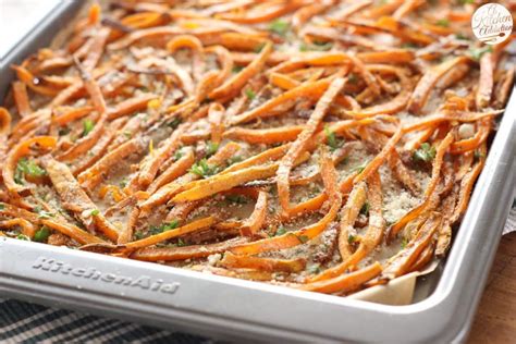 garlic-and-herb-sweet-potato-fries-a-kitchen-addiction image