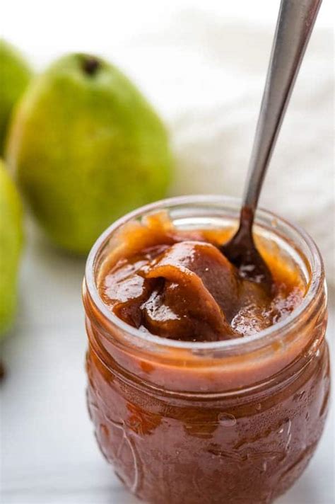 good-morning-spiced-honey-pear-butter-refined-sugar image
