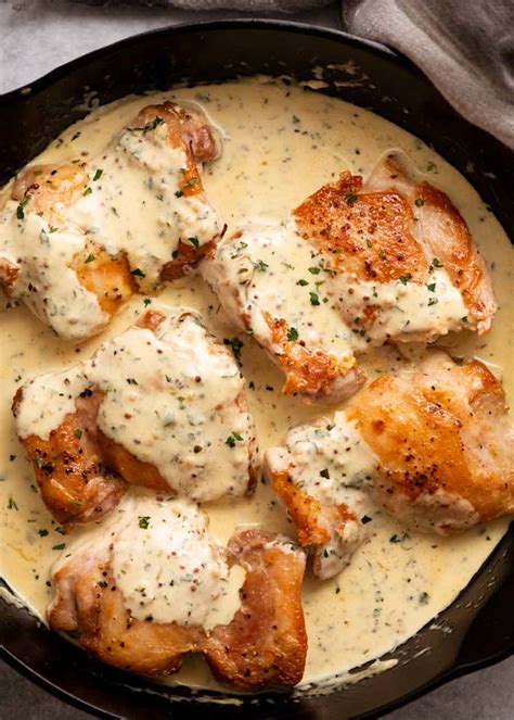chicken-in-creamy-mustard-sauce-recipetin-eats image