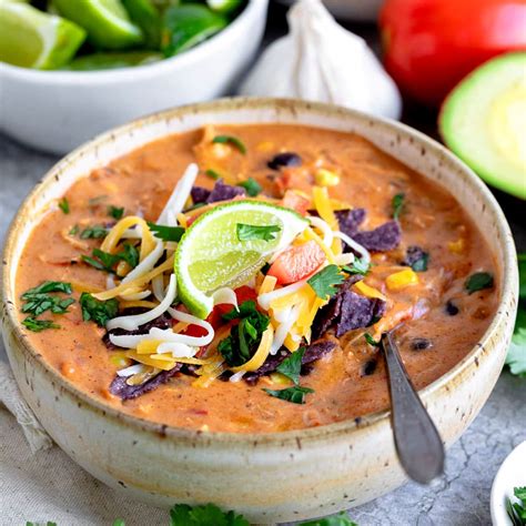 one-pot-chicken-enchilada-soup-30-minute-meal-mom image