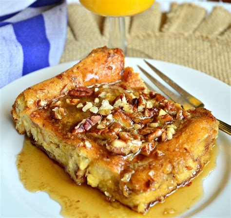 overnight-french-toast-with-praline-pecan-butter image