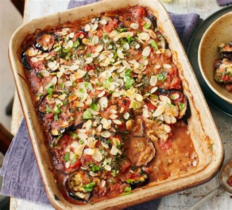 baked-aubergine-recipes-bbc-good-food image