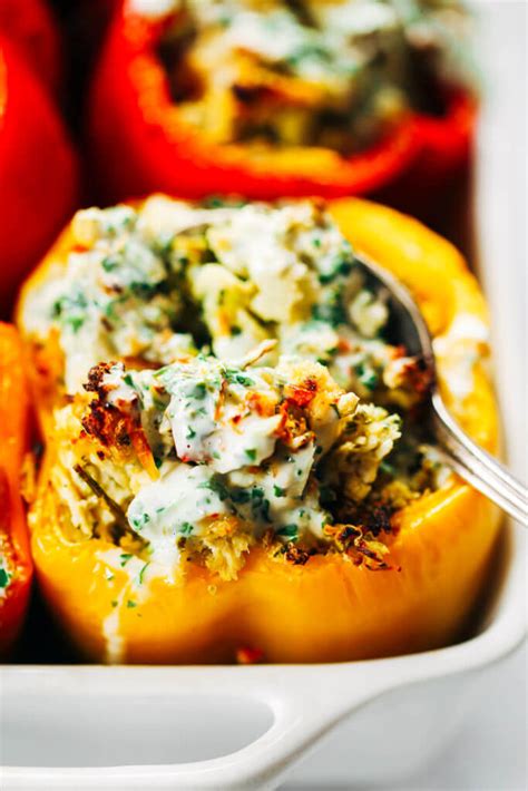 chicken-ranch-paleo-whole30-stuffed-peppers image