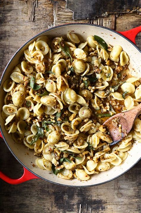 brown-butter-orecchiette-with-walnuts-and-sage image