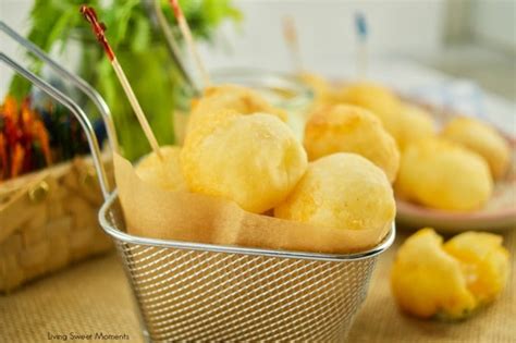 cheese-stuffed-yuca-balls-with-cilantro-aioli image