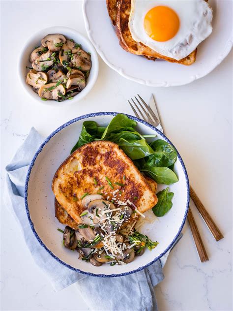 savoury-french-toast-with-mushrooms-nourish-every image