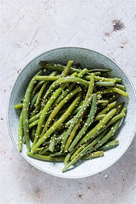 garlic-butter-sesame-instant-pot-green-beans image