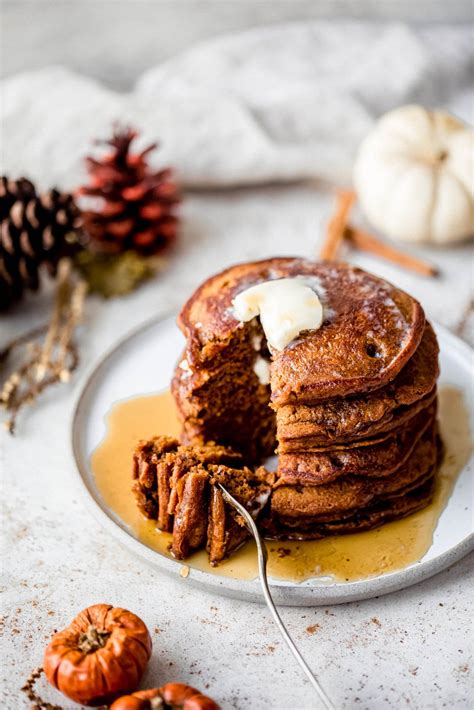 fluffy-gingerbread-pancakes-ambitious-kitchen image
