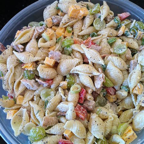 chicken-pasta-salad-with-grapes-beloved-recipe-box image