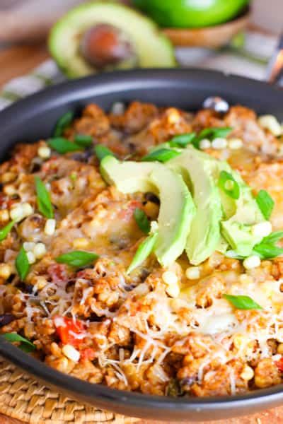 southwest-chicken-and-rice-skillet image