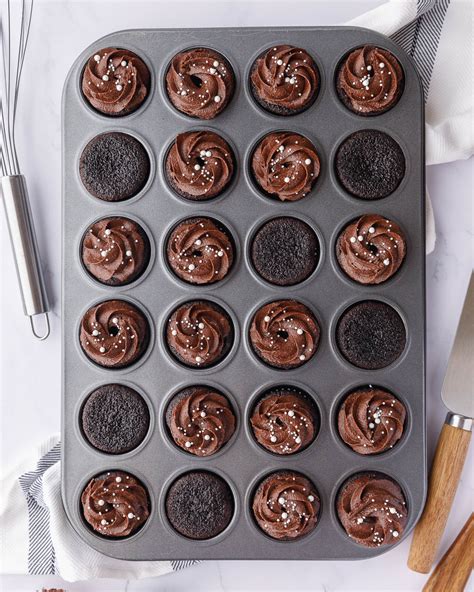 mini-chocolate-cupcakes-recipe-sweet-fix-baker image