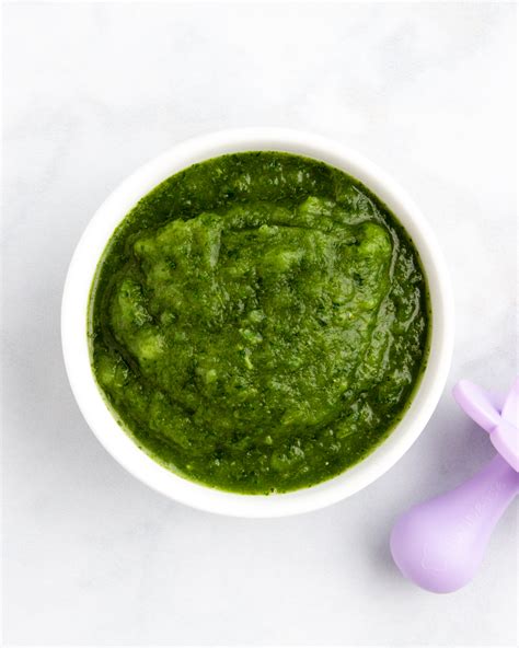 kale-baby-food-puree-combinations-stage-2-easy-and image