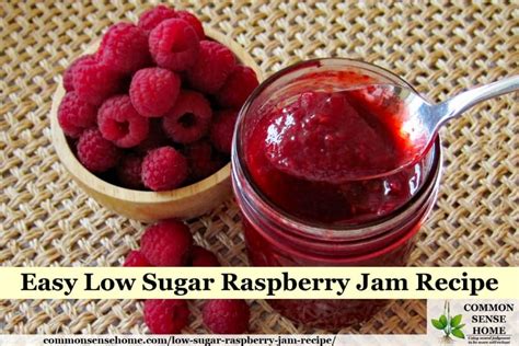 homemade-low-sugar-raspberry-jam-recipe-more image
