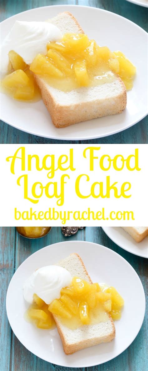angel-food-loaf-cake-with-pineapple-compote-baked image