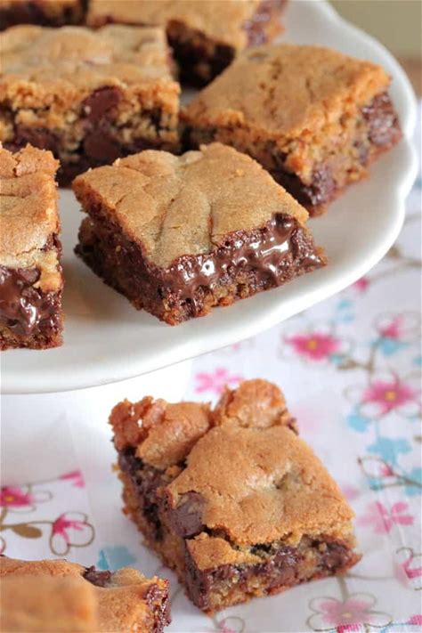 malted-chocolate-chip-cookie-bars-recipe-picky-palate image