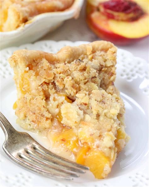 nectarine-pie-with-almond-crumb-topping-boston image