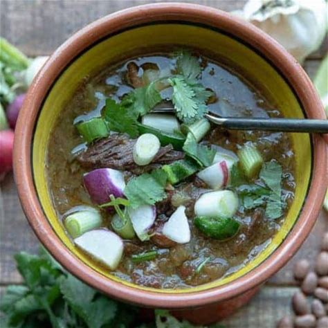 instant-pot-mexican-beef-and-bacon-soup-gourmet image