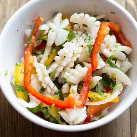 delicious-thai-spicy-squid-salad-recipe-authentic image