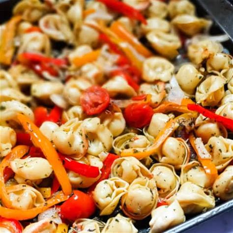 sheet-pan-tortellini-with-roasted-vegetables-tasty image