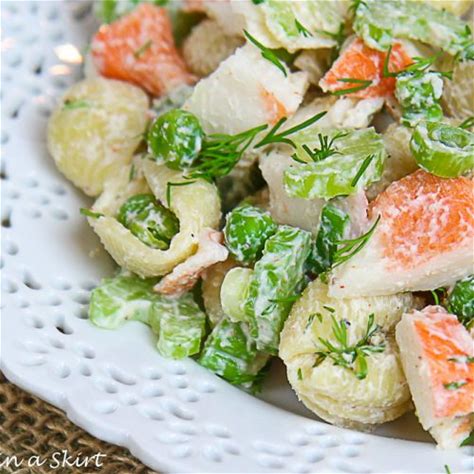 crab-pasta-salad-healthy-easy-running-in-a-skirt image