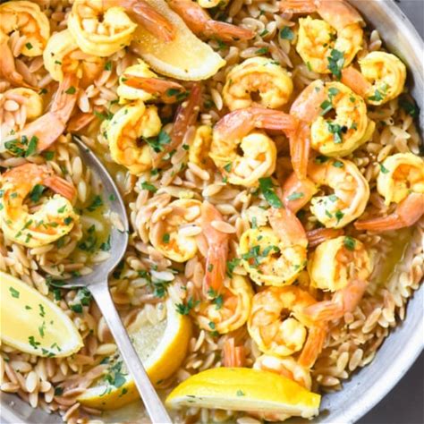 lemon-garlic-shrimp-with-orzo-30-minutes-the-view image