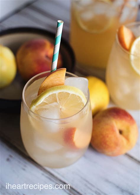 easy-homemade-peach-lemonade-i-heart image