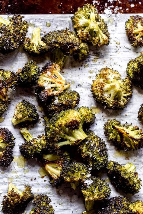 4-ingredient-oven-roasted-broccoli-little-broken image