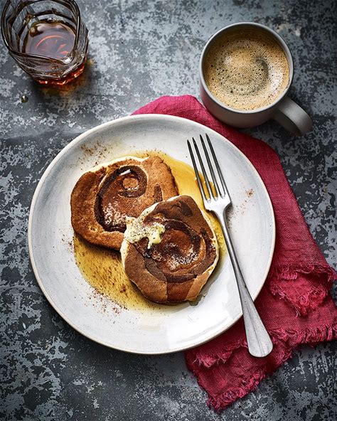 cinnamon-swirl-pancakes-delicious-magazine image