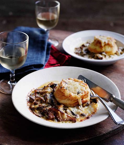twice-cooked-mushroom-souffl-recipe-gourmet image