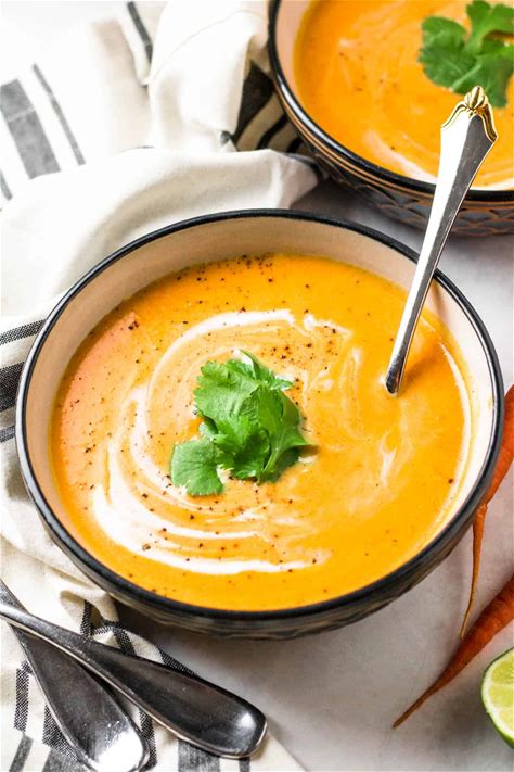 instant-pot-carrot-soup-spoonful-of-flavor image