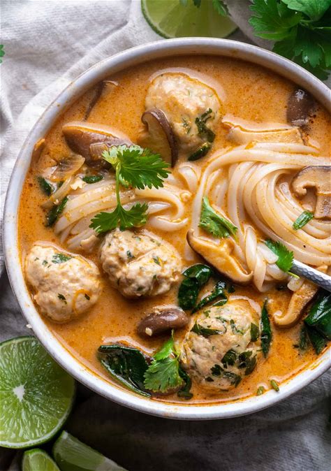 thai-inspired-chicken-meatball-soup-the-endless image