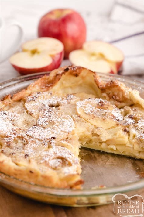 apple-german-pancake-butter-with-a-side-of-bread image