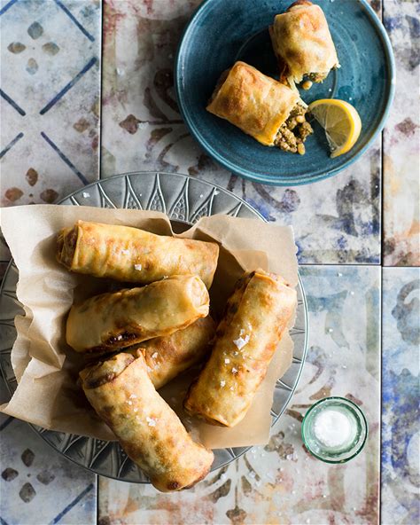 moroccan-lamb-and-pine-nut-cigars-pastry image